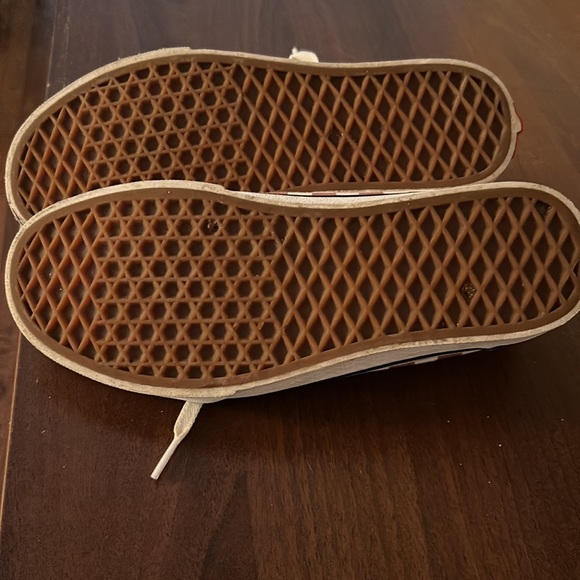 Vans size 8.5 Old Skool Primary Check Shoe Rosette Pink - Picture 6 of 7